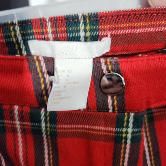 H&M Punk Plaid Skinny Pants - Picture 3 of 3